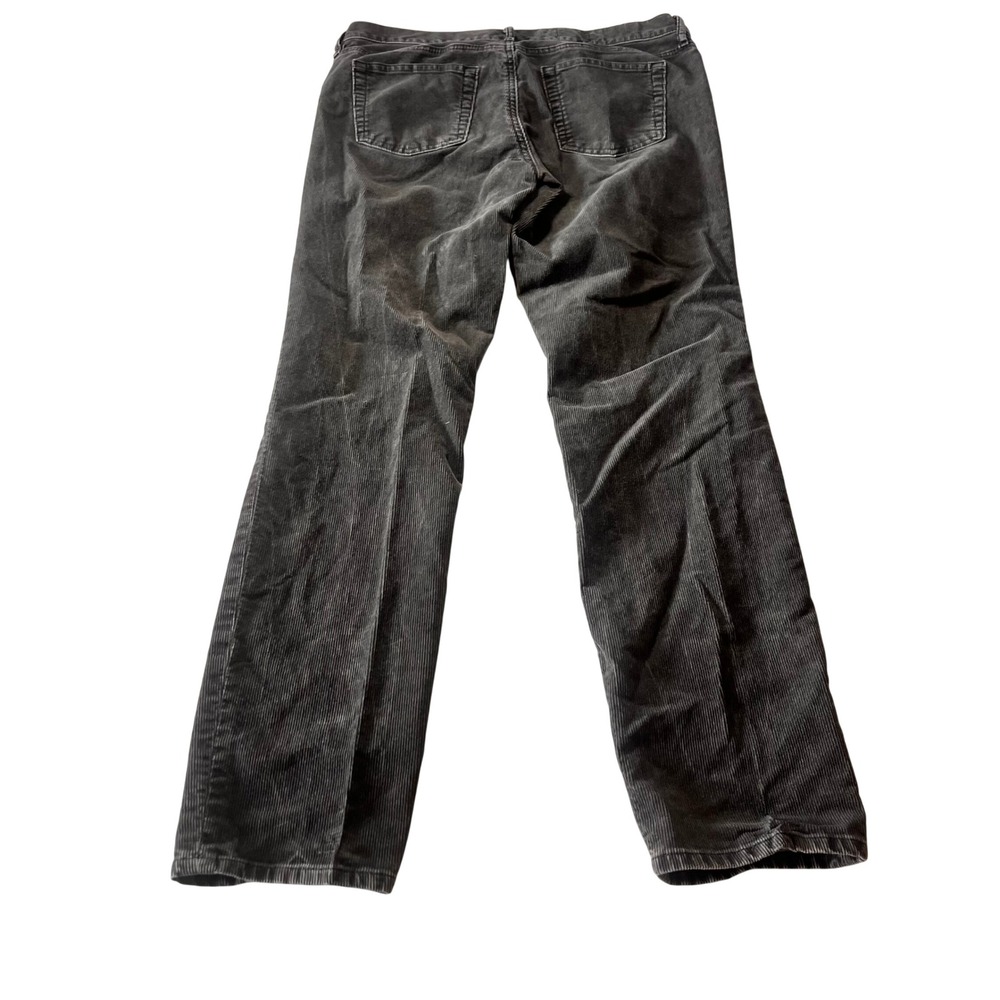 Gap 1969 Always Skinny Corduroy Pants Charcoal Gray Size 29r Womens - Picture 2 of 8